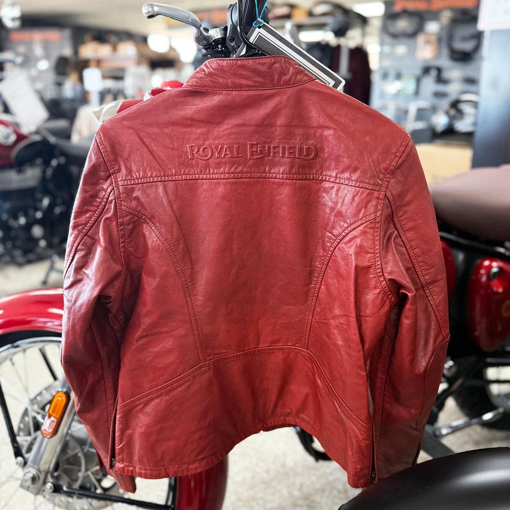 Jacket: Women's Leather Jacket (red)