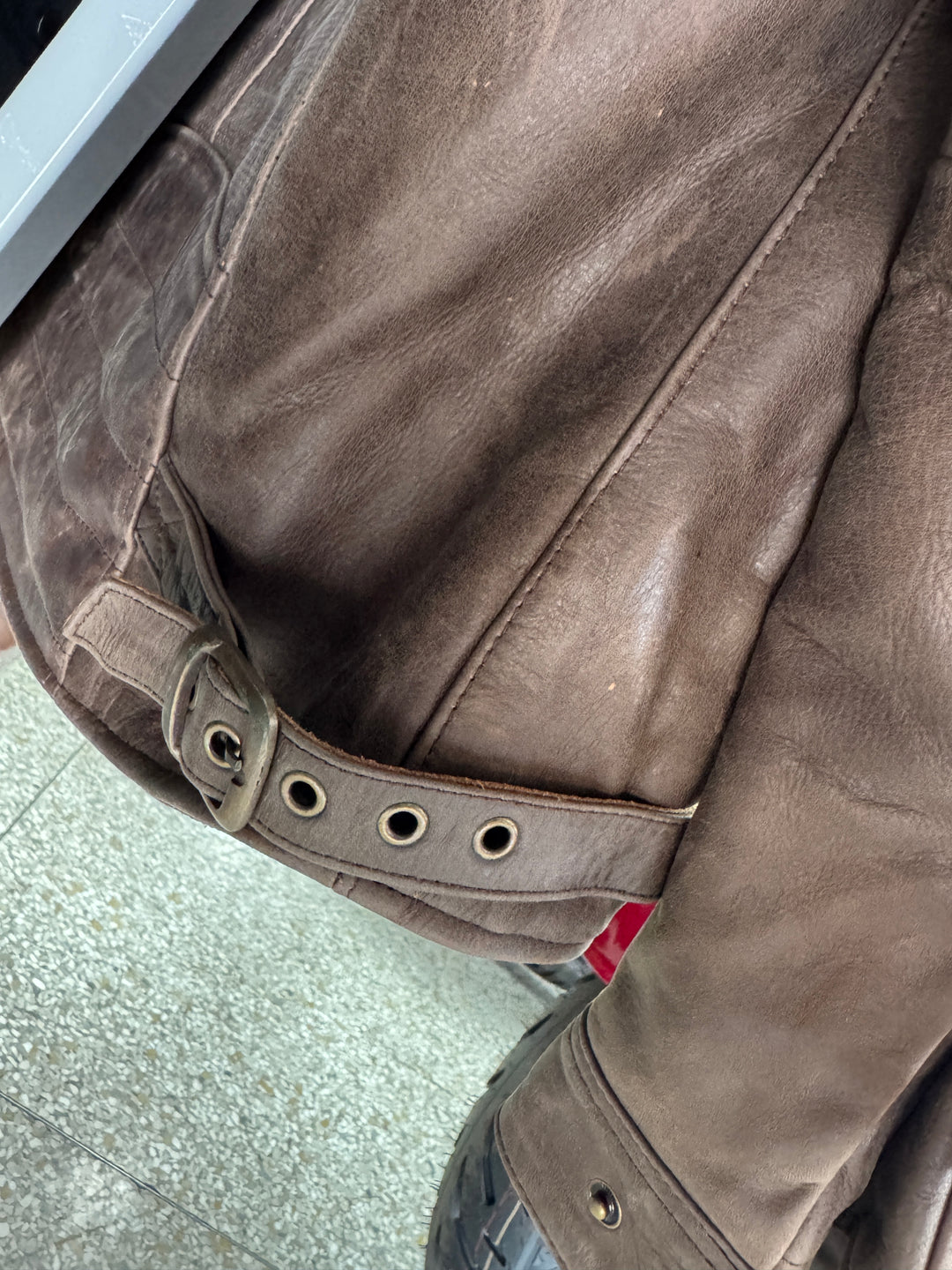 Royal Enfield Classic Leather Jacket Brown Resizing options