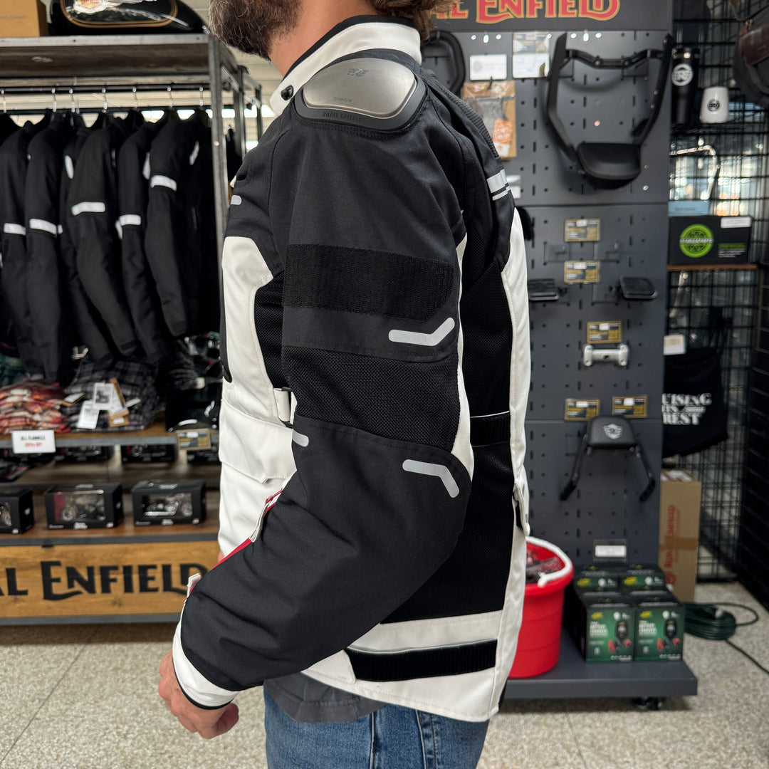 Royal Enfield Jacket: CrossRoader Jacket (Light Gray)