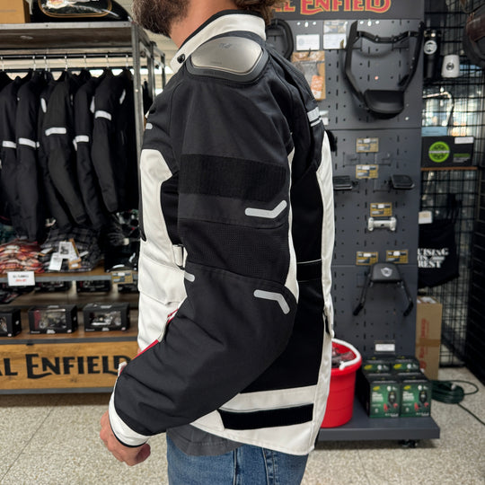 Royal Enfield Jacket: CrossRoader Jacket (Light Gray)