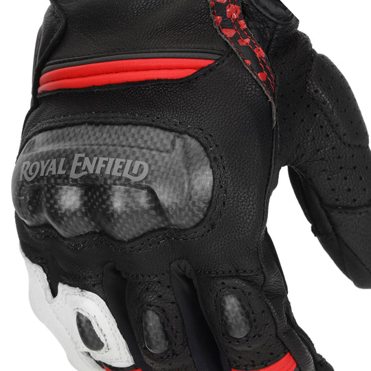 Royal Enfield Official Gloves: Vamos V2 Gloves (Red)