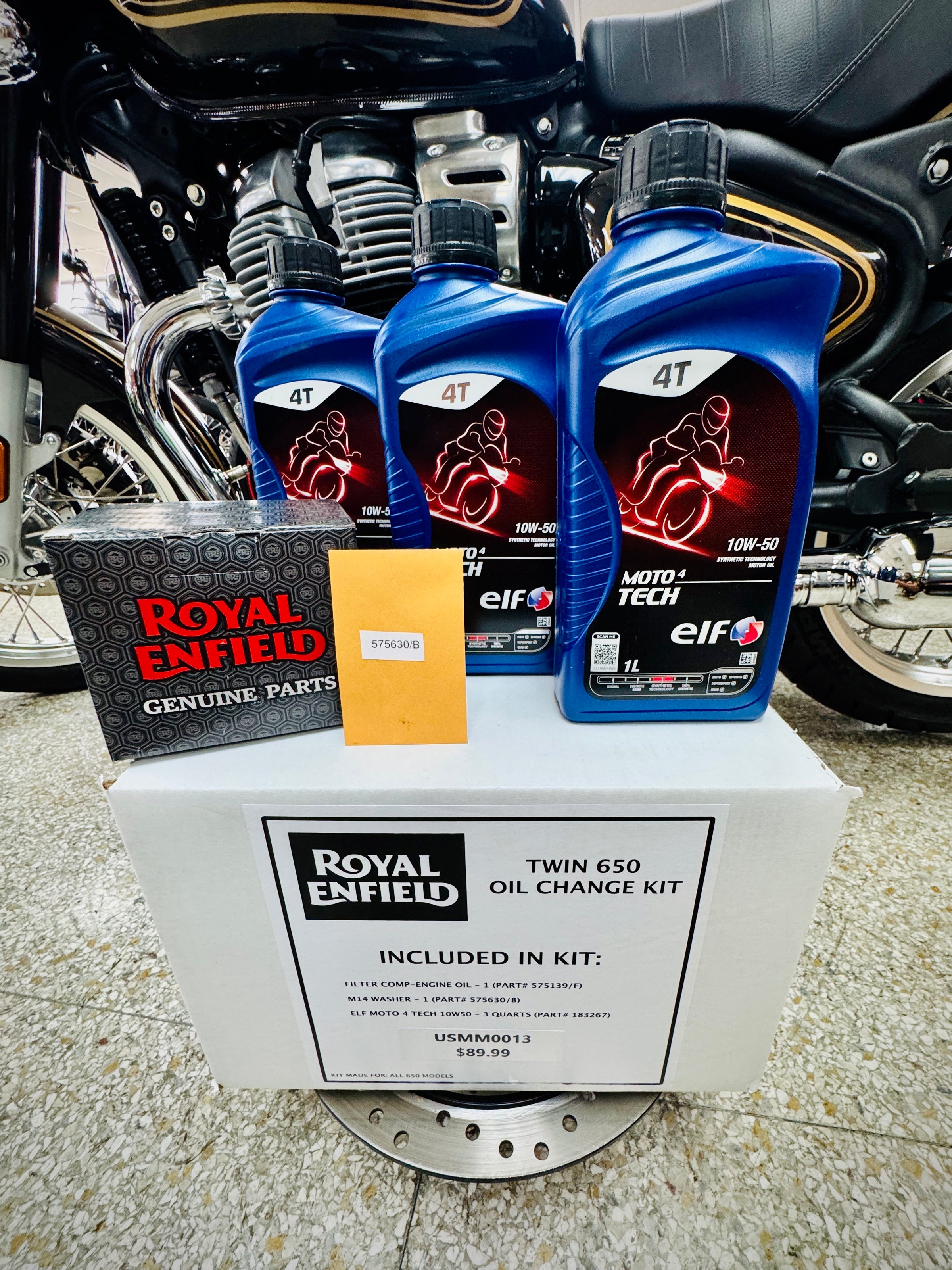 Royal Enfield Twin 650 oil change kit USMM00013