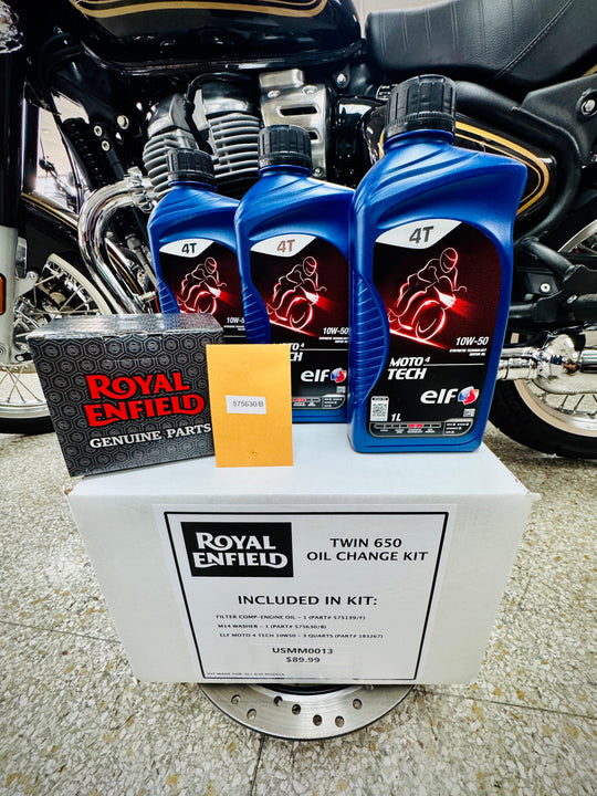 Royal Enfield Twin 650 oil change kit USMM00013