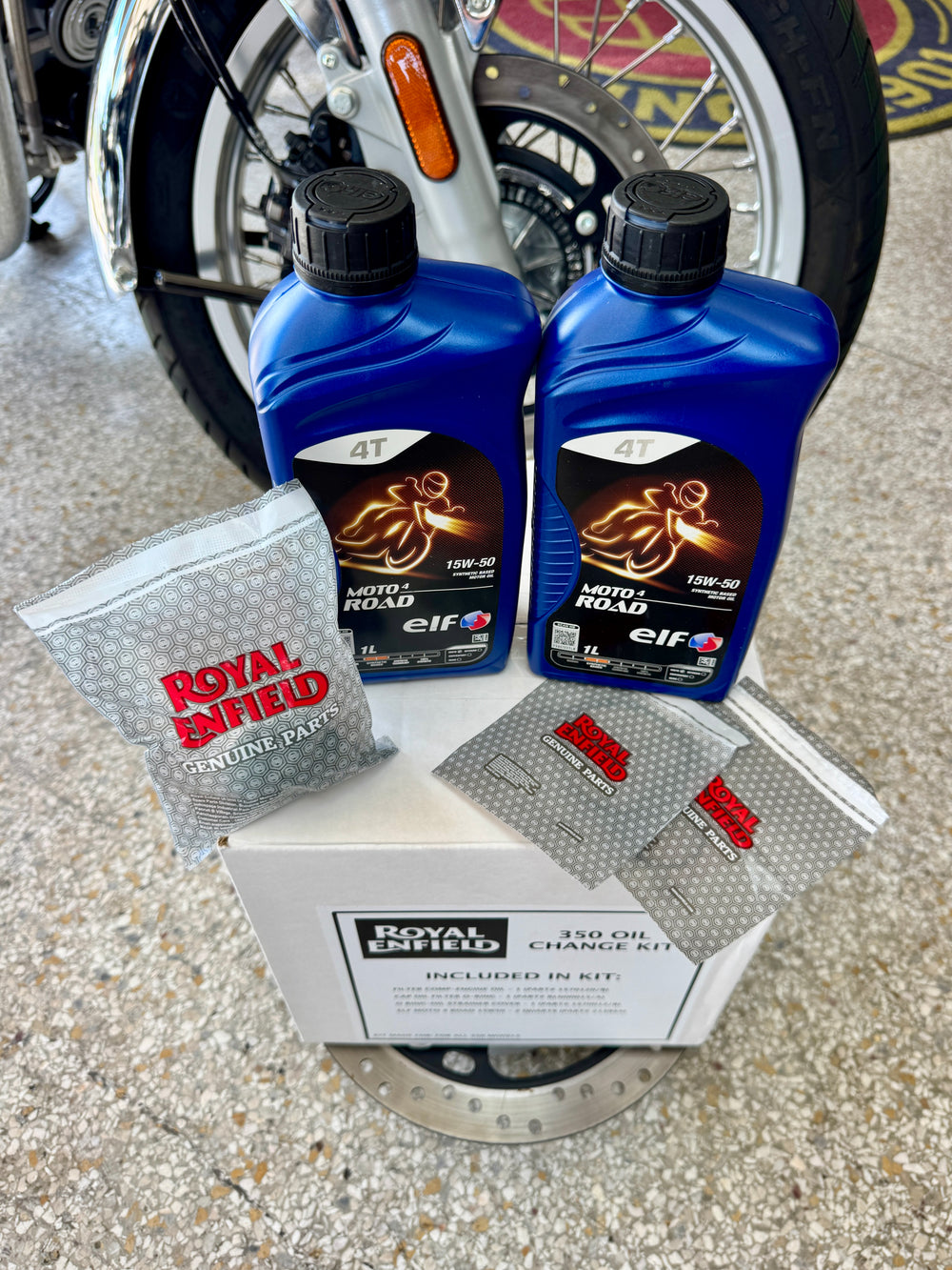 Royal enfield 350 oil change kit: USMM001