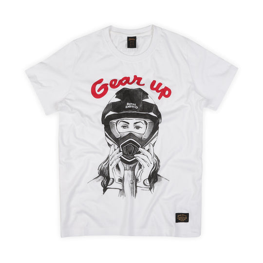 TShirt: Women's Gear Up (white)