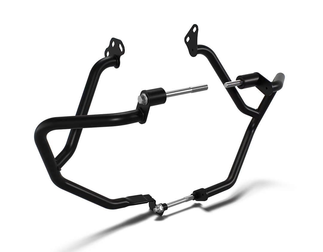 Royal Enfield Large Engine Guards (Black) - Genuine Motorcycle Accessory KXA00437