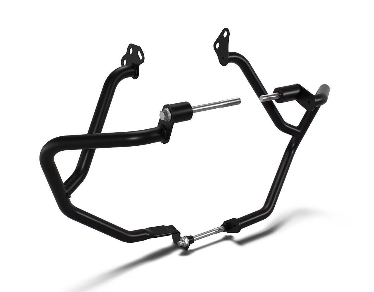 Royal Enfield Large Engine Guards (Black) - Genuine Motorcycle Accessory KXA00437